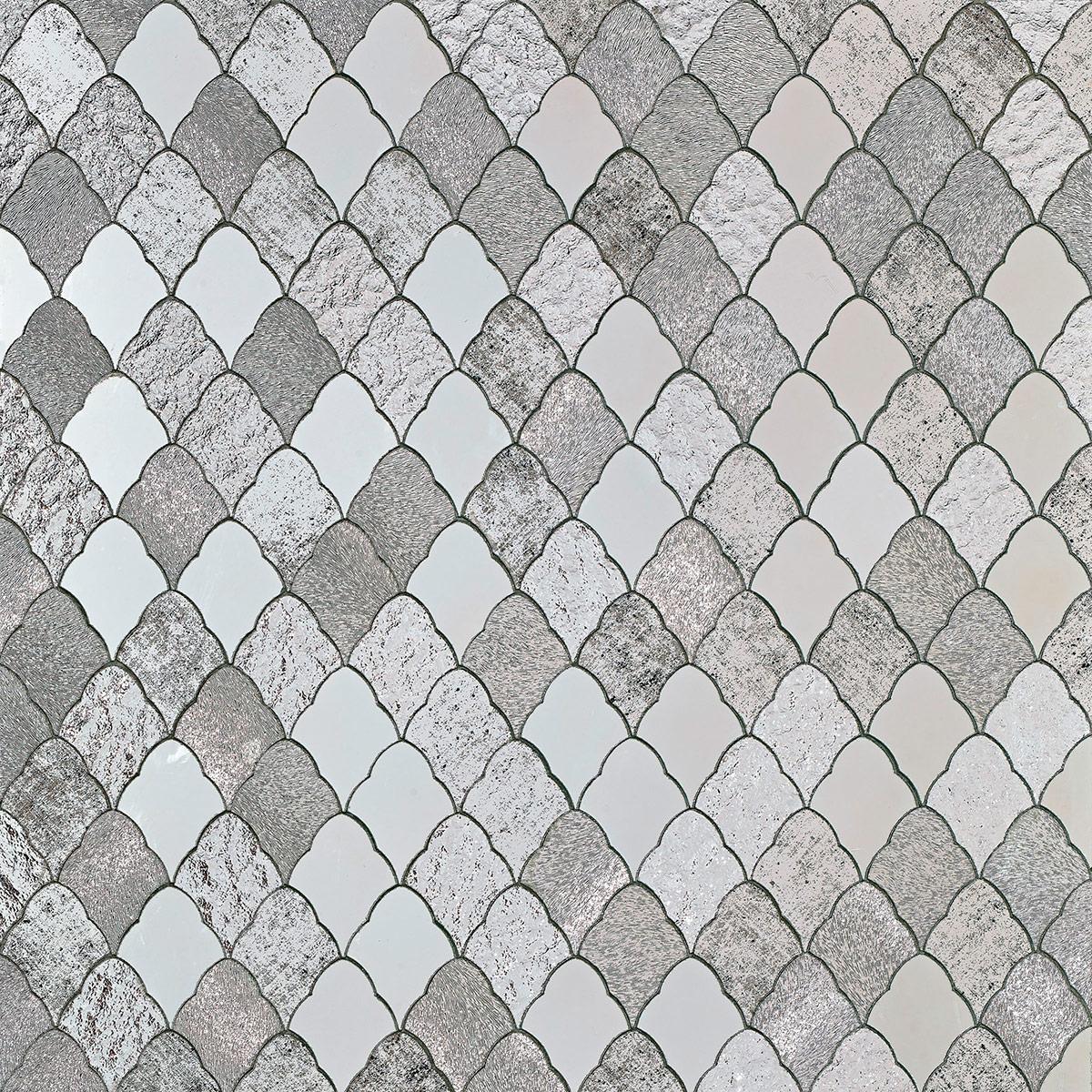 SICIS Bucolico White Per-Grey Vetrite Tile sun-id-1991304 - Вид №33