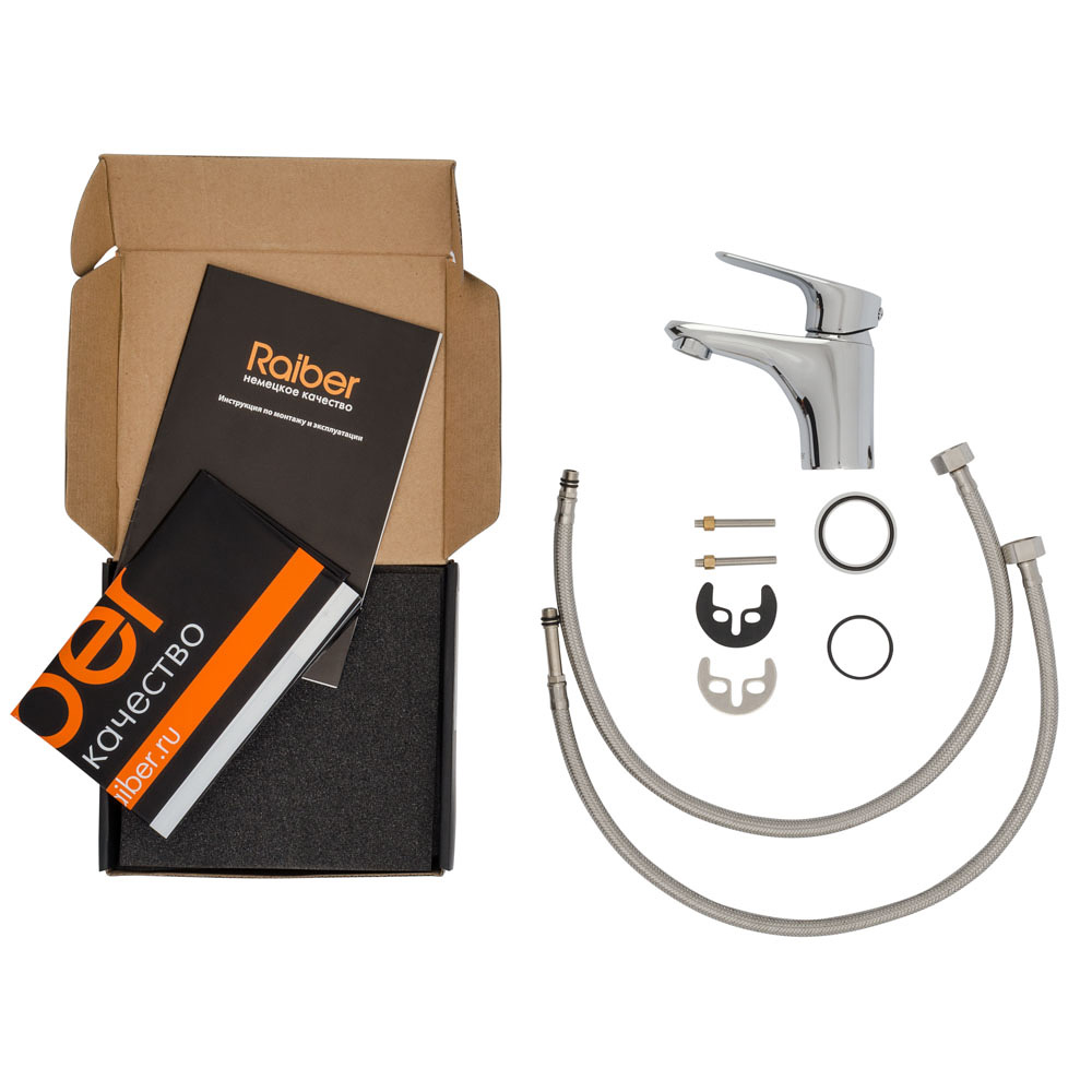 R5001 Смеситель для раковины однорычажный Raiber Primo - Вид №2