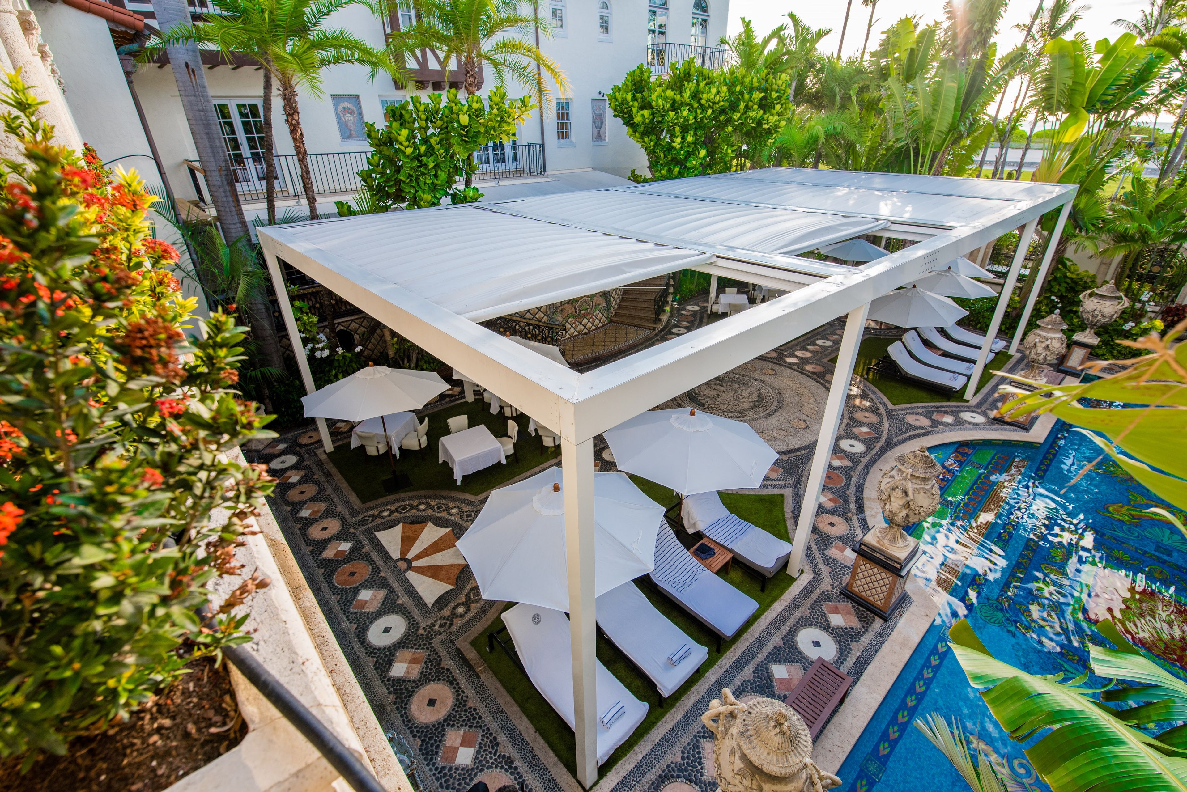 Алюминиевая самонесущая беседка с раздвижной крышкой KE Outdoor Design GENNIUS ARCH-00141203 - Вид №11