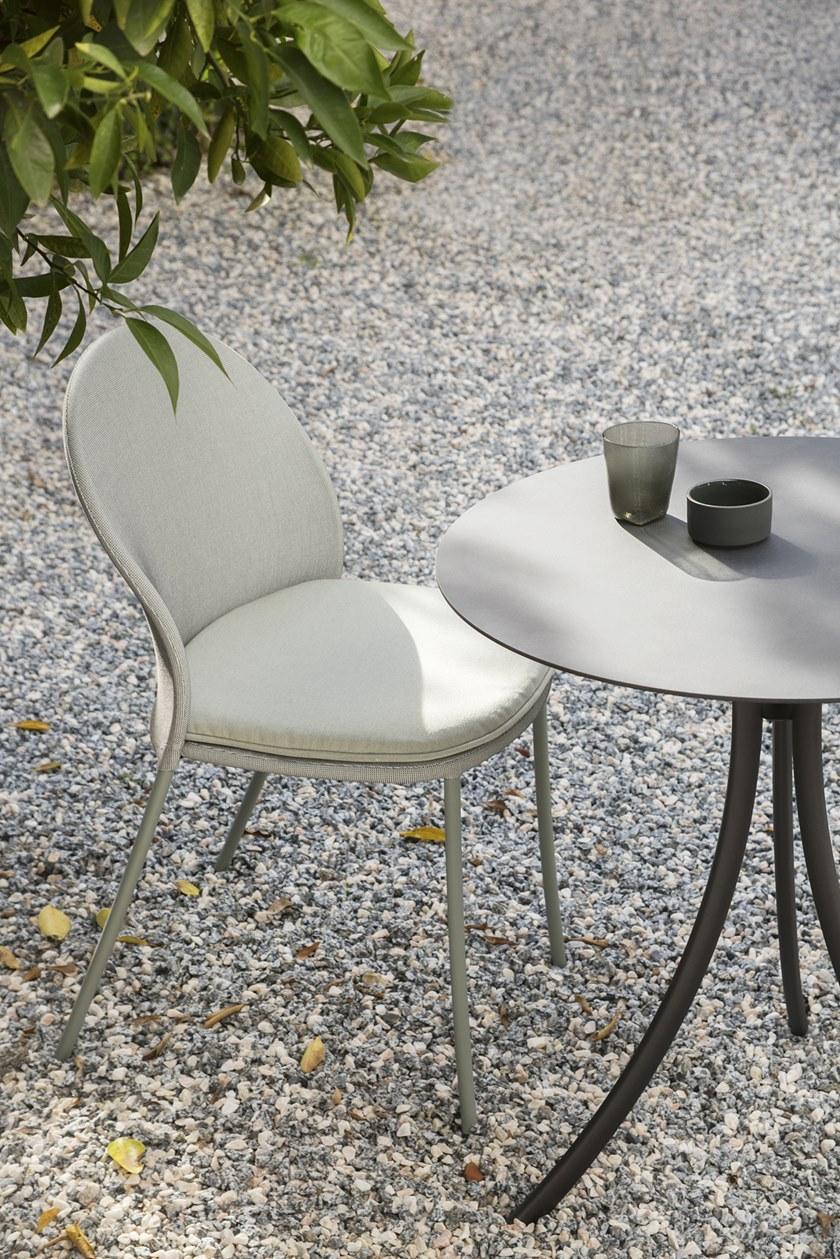 EXPORMIM Круглый садовый стол из нержавеющей стали Bistro C903 r 80 Bistrò - Вид №5