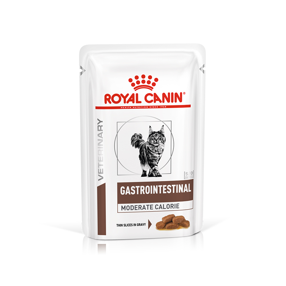 Т0055685 Корм для кошек Vet Diet Gastro Intestinal Moderate Calorie при наруш.пищев, птица пауч 85г ROYAL CANIN 