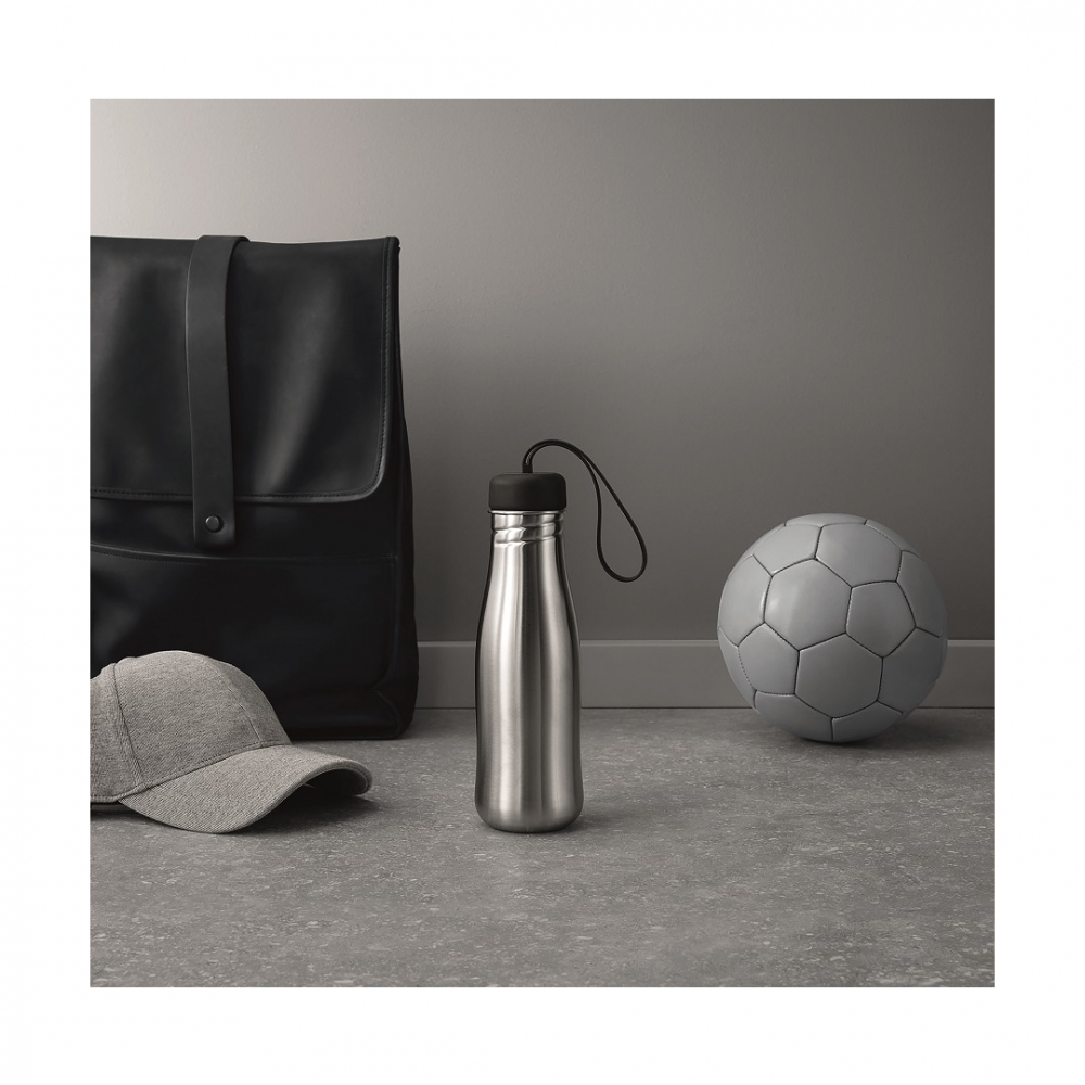EVA SOLO 505020 Бутылка для воды Active, 700 мл, черная Cиликон, нержавеющая сталь  - Вид №2