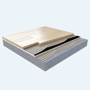 Спортивный паркет Coswick Фитнес палубный Фитнес Палубный Дуб Селект (Гладкая) 300-1845х107,95 мм.