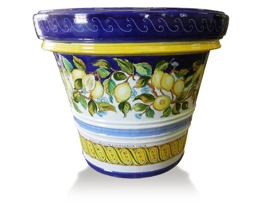 Украшенный терракотовый лимоньер Grandi Maioliche Ficola ARCH-00004981