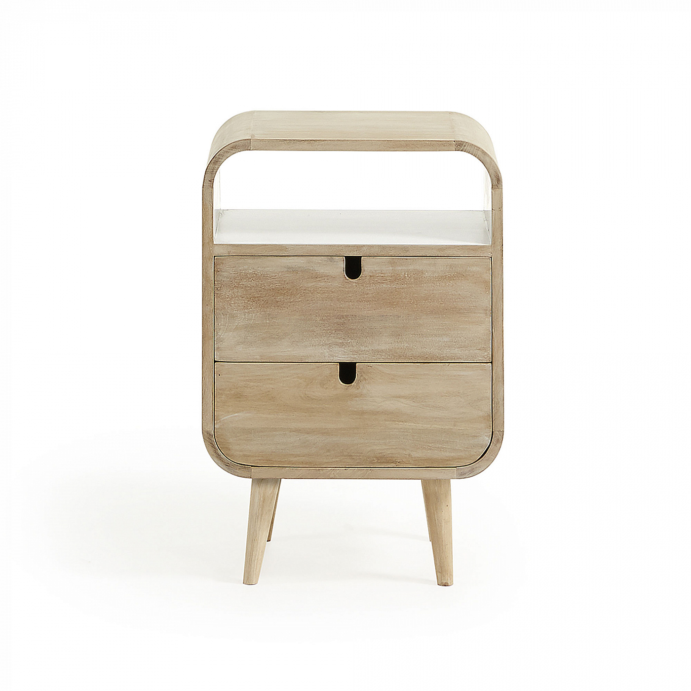 054364 Прикроватная тумба Gerald 40x60 манго белый La Forma Georg 