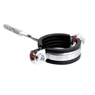 RUS.833.07 Кронштейн для труб стальной с резиновым уплотнением Valtec 1 1/4", 40–45 мм  - Вид №3