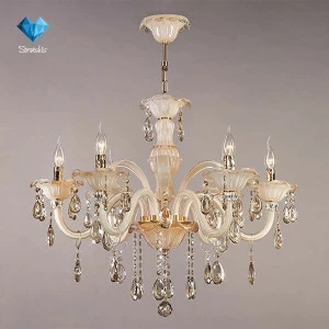 Подвесная люстра Bogates 124/6 Strotskis BOGATES ДИЗАЙНЕРСКИЕ, ALBERTINA 185798 Бежевый