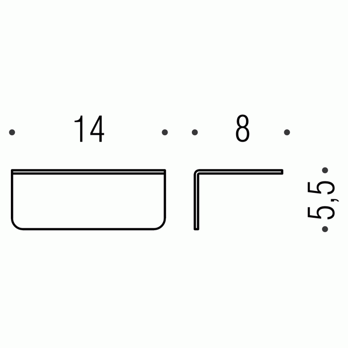 B7070 Полочка для ключей COLOMBO OVER Colombo Design - Вид №3