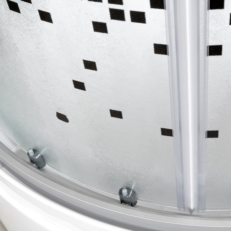 BМ4590 N LED BLACK Душевая кабина DETO Серия ВМ L 810 стандартная BLACK - Вид №4