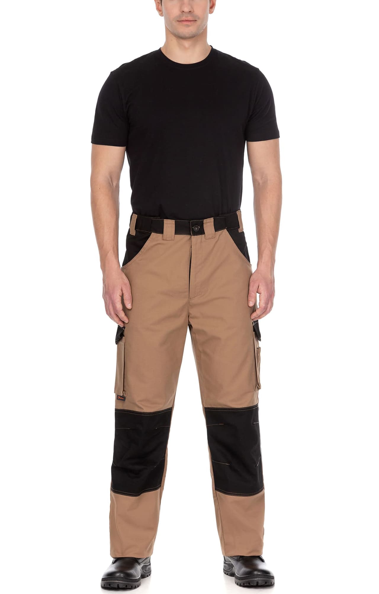 70067 Костюм  NEW бежевый с черным STATUS  Летняя спецодежда  размер 52-54/182-188  - Вид №9