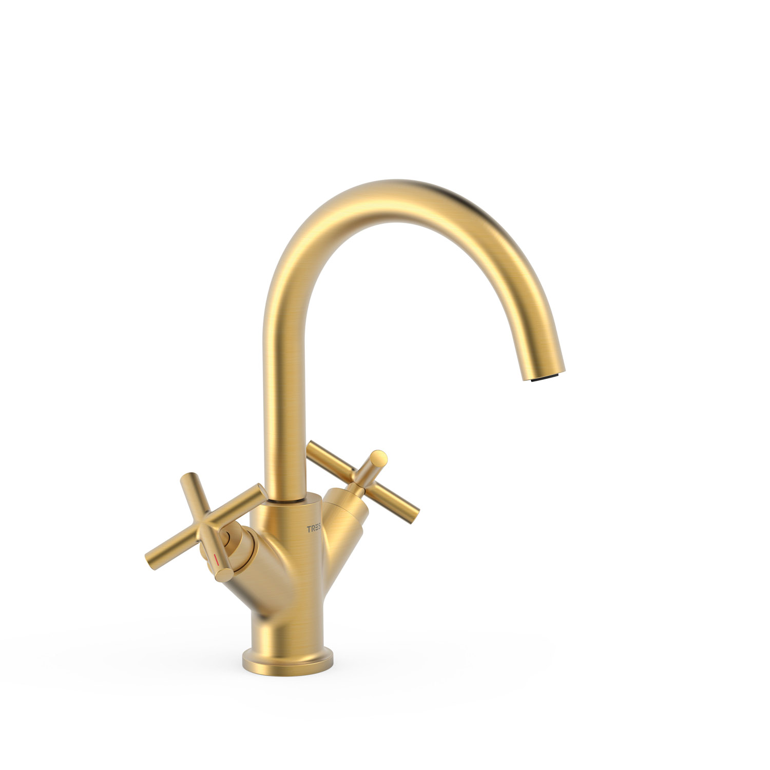 Смеситель для раковины MONTBLANC High с двумя ручками-28320301OM TRES Mont Blanc