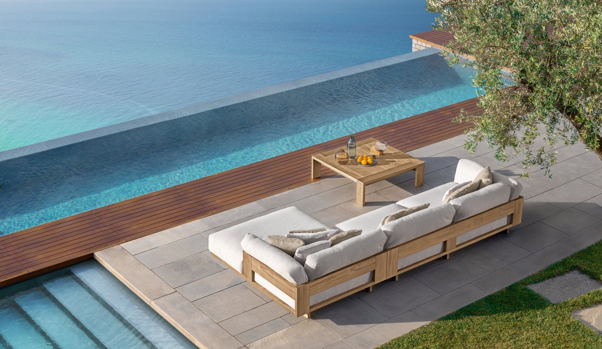 Ткань сад диван Talenti Argo-wood ARCH-00006156 - Вид №5