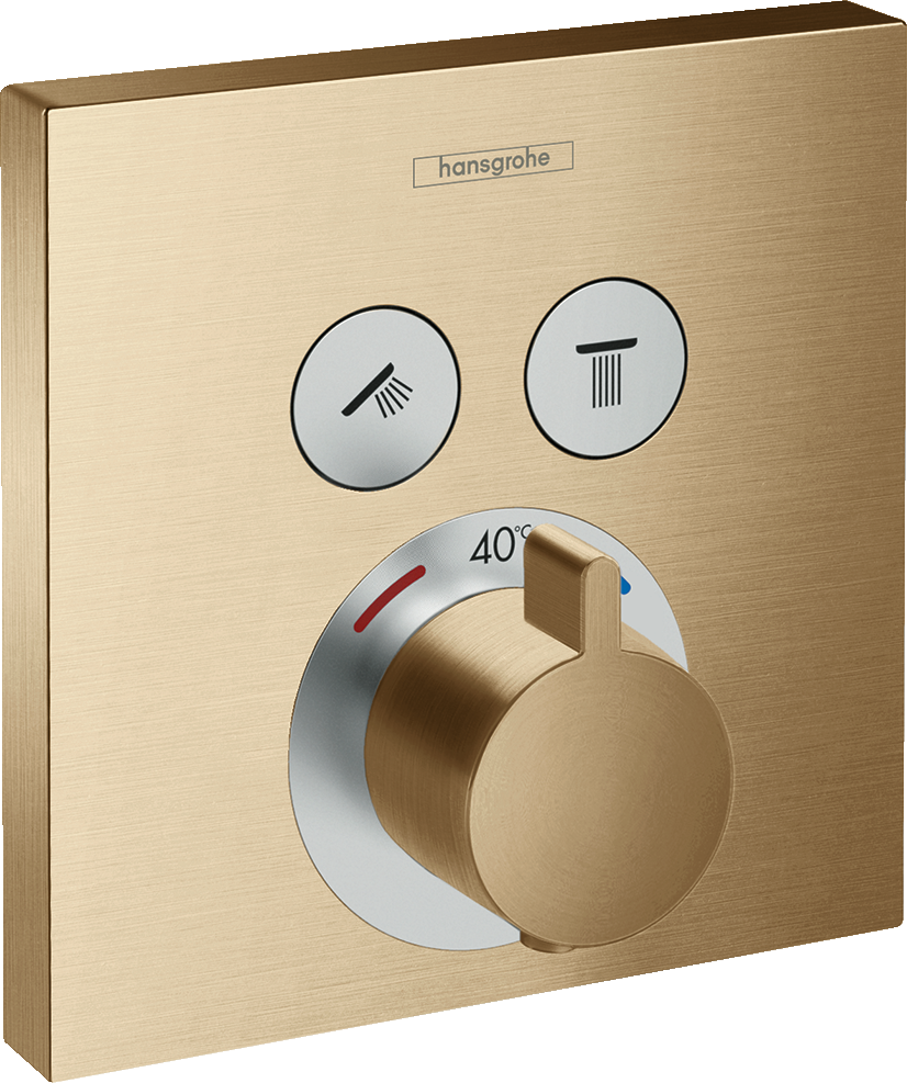 15763140 ShowerSelect Термостат скрытого монтажа на 2 функции Hansgrohe 