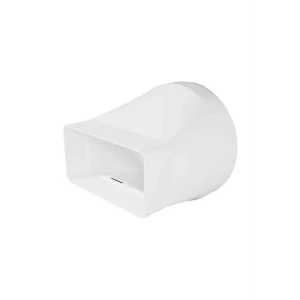 Переходник вентиляционный для плоских-круглых воздуховодов Fonet D120 55x110 мм пластик