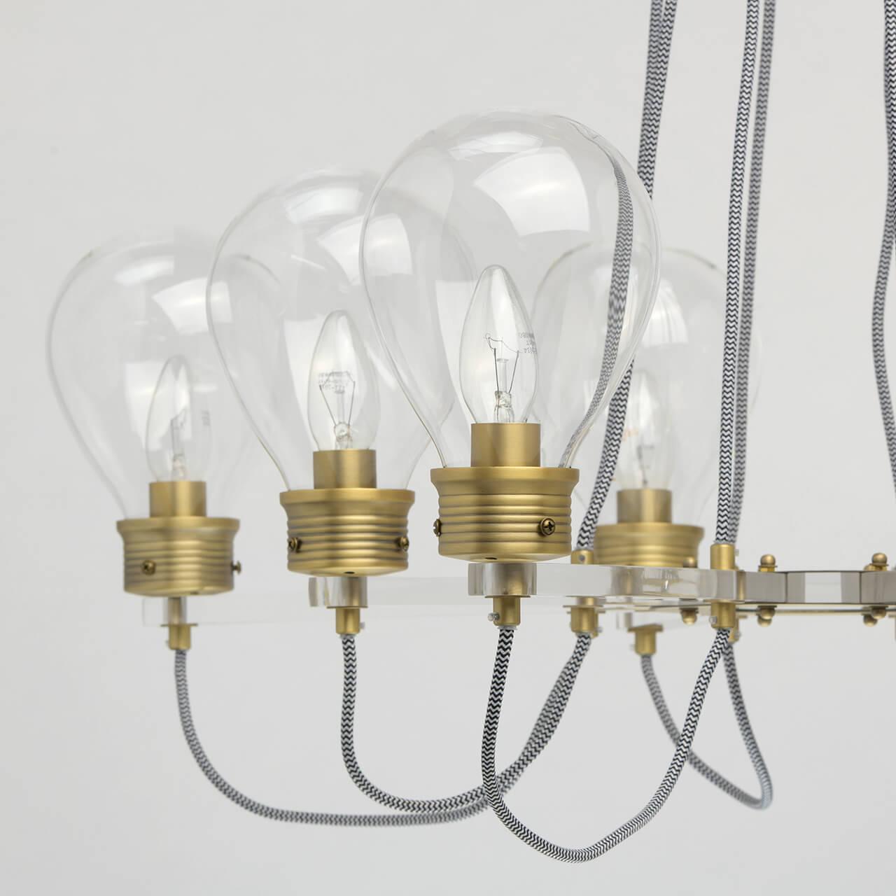 Подвесная люстра MW-Light Атмосфера 3 699010708 MW-LIGHT ДИЗАЙНЕРСКИЕ, АТМОСФЕРА 3 187462 Золотой  - Вид №1
