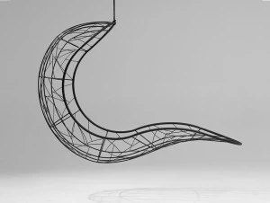 Studio Stirling Подвесное сиденье с 1 сиденьем из стали с порошковым покрытием Recliner