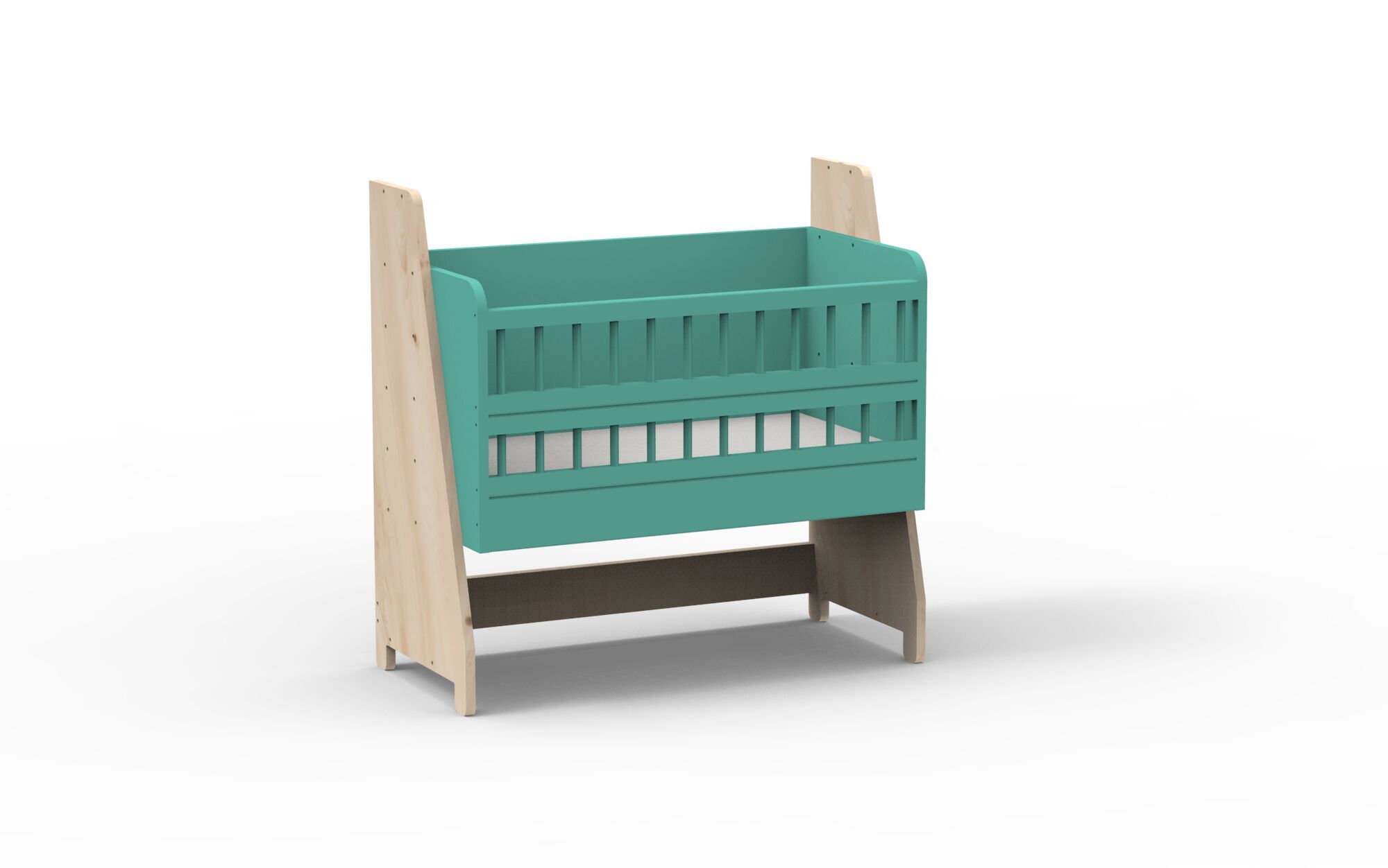 Лакированная деревянная кровать для сна Mathy by Bols ASYMETRY ARCH-00052185 - Вид №63