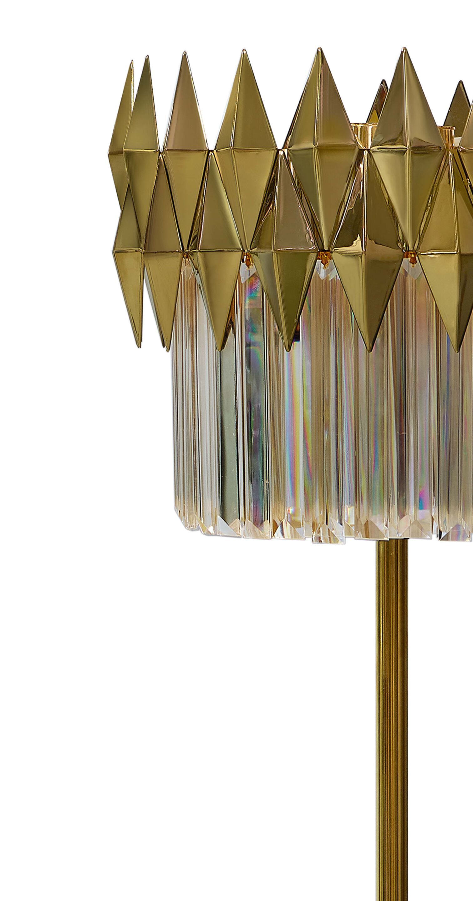 Настольная лампа из нержавеющей стали с кристаллами K-Lighting Lune ARCH-00059582 - Вид №1