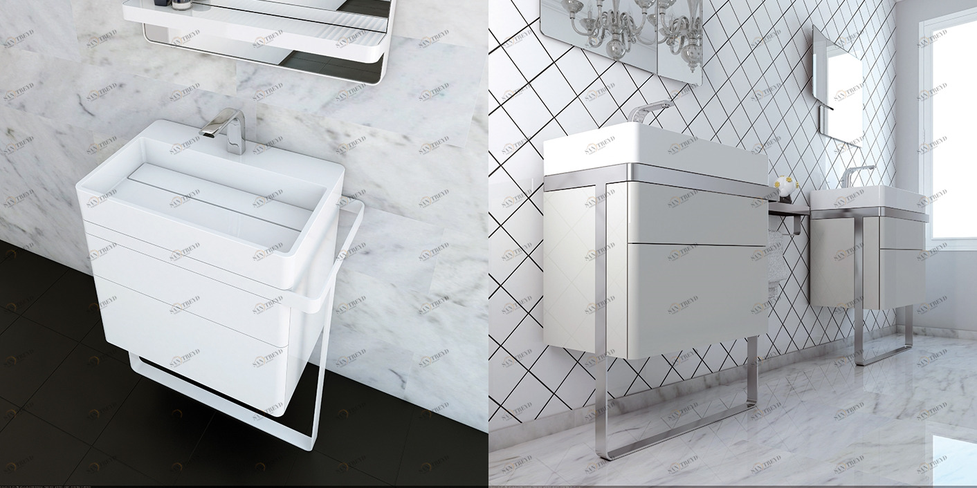 Модуль-тумба с 2 ящиками SR100B Inbani Structure