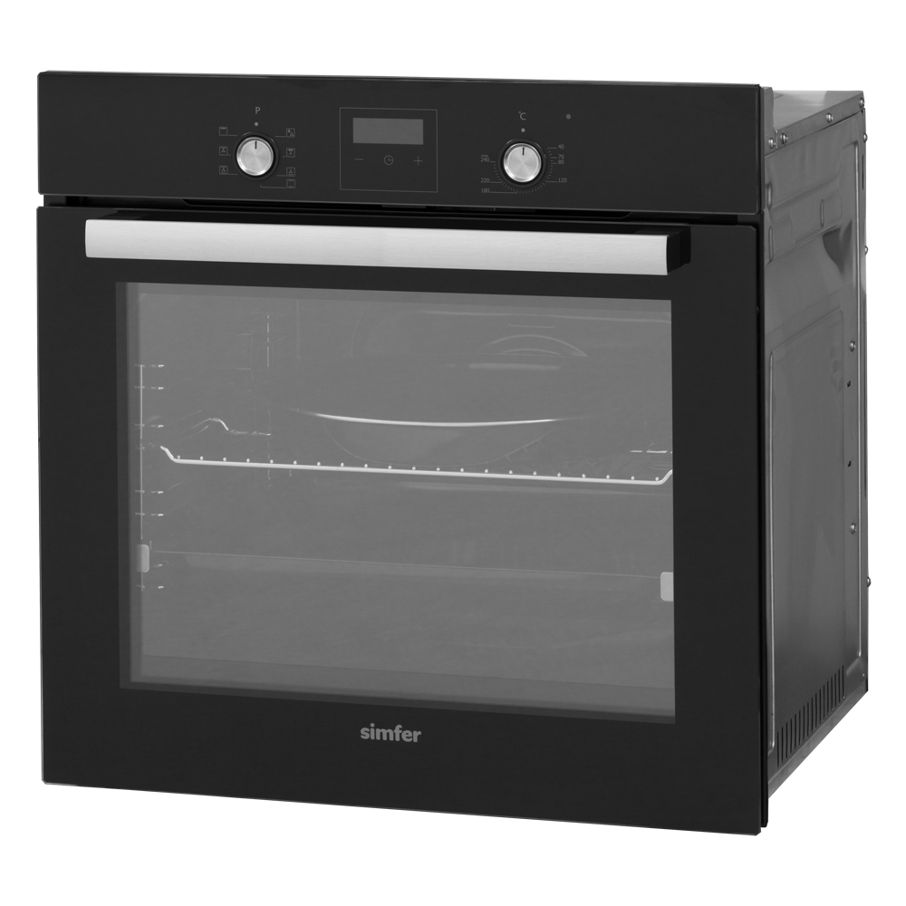 5346996 Электрический духовой шкаф Simfer B6ES58016 черный STDN-0015037 - Вид №2