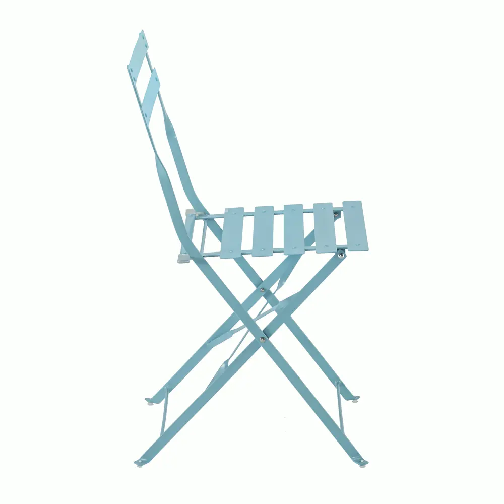 Стул Naterial Flora Origami складной 47х41х80 см сталь синий STLM-2202651 - Вид №3