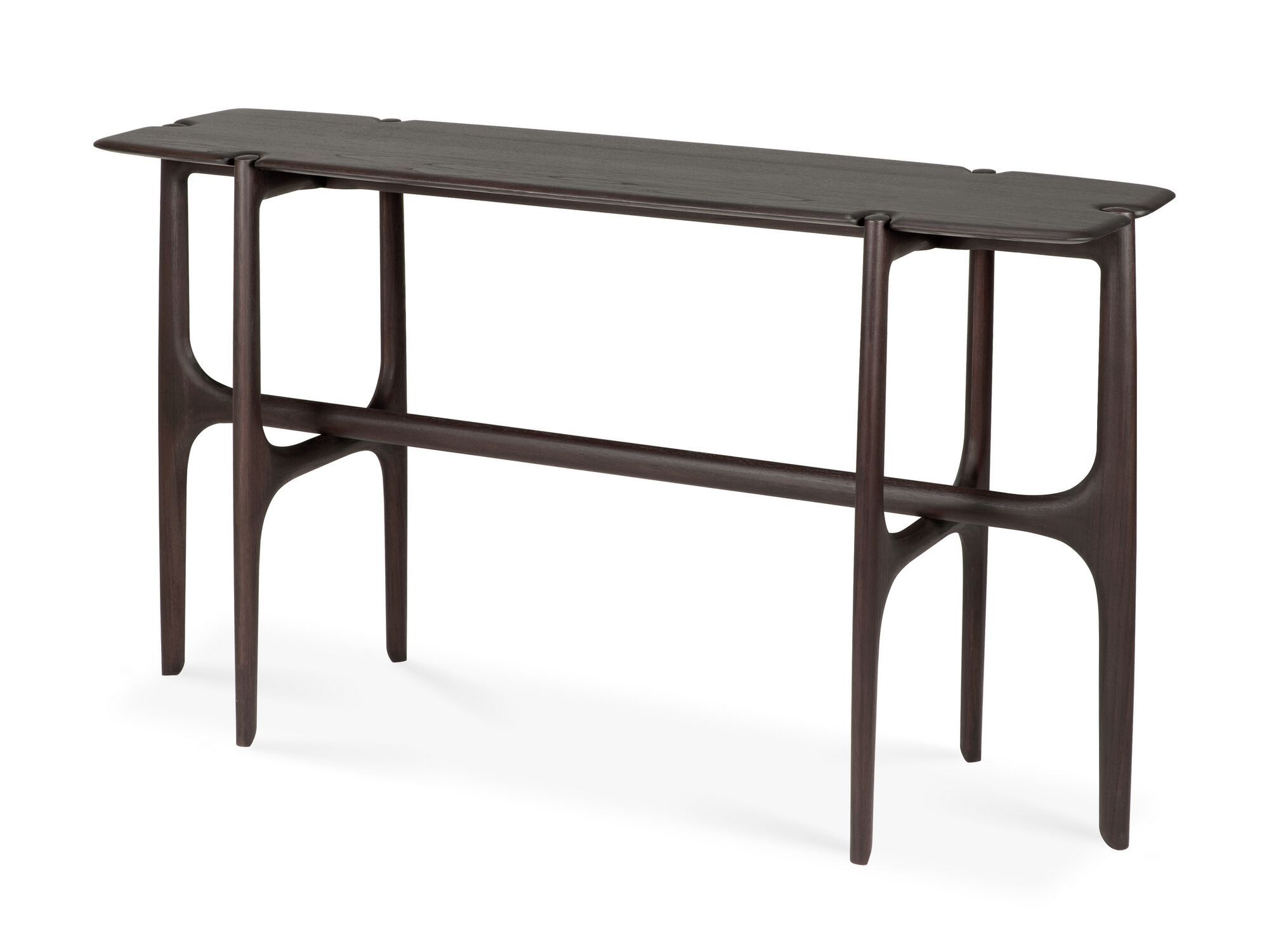 Прямоугольная консоль из тикового дерева Ethnicraft PI ARCH-00021820