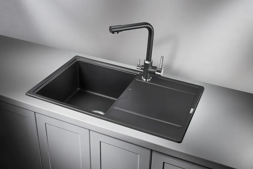 7804, ТУРМАЛИН, кухонная мойка, кварц GRANULA 7804-ST190