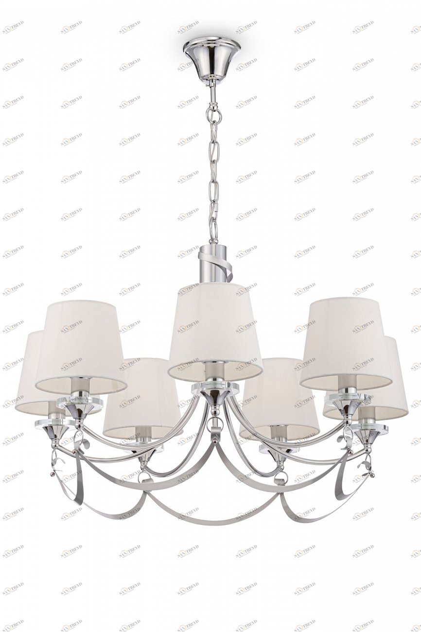 Люстра подвесная белая Ariana 07CH FREYA ДИЗАЙНЕРСКИЕ, MODERN 00-3956365 Белый 