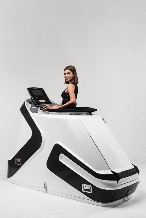 Баровакуумный тренажер Exclusive с беговой дорожкой Santreyd MED-83 - Вид №2