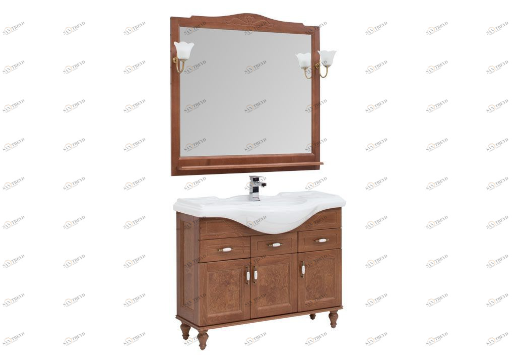 Мебель для ванной Aquanet Амелия S 105 орех 00234652