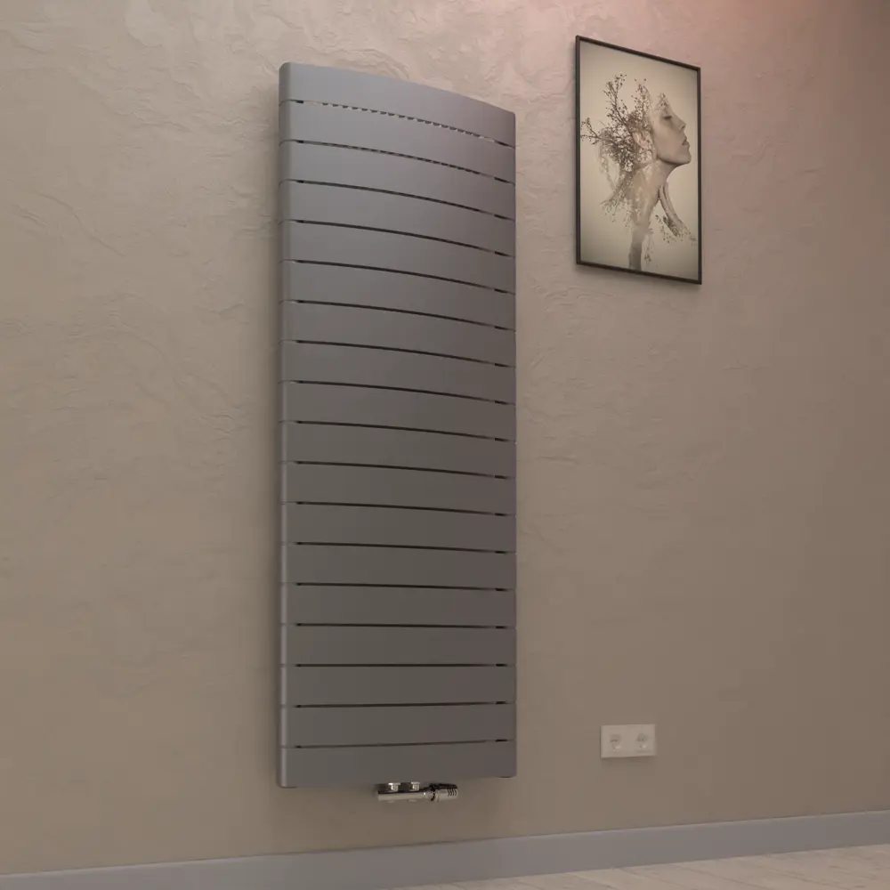 Радиатор секционный Rifar Convex CONV500-18TI 500/77 18 секций нижнее подключение биметалл серый 86736176 STLM-2106316 Отсутствует - Вид №7