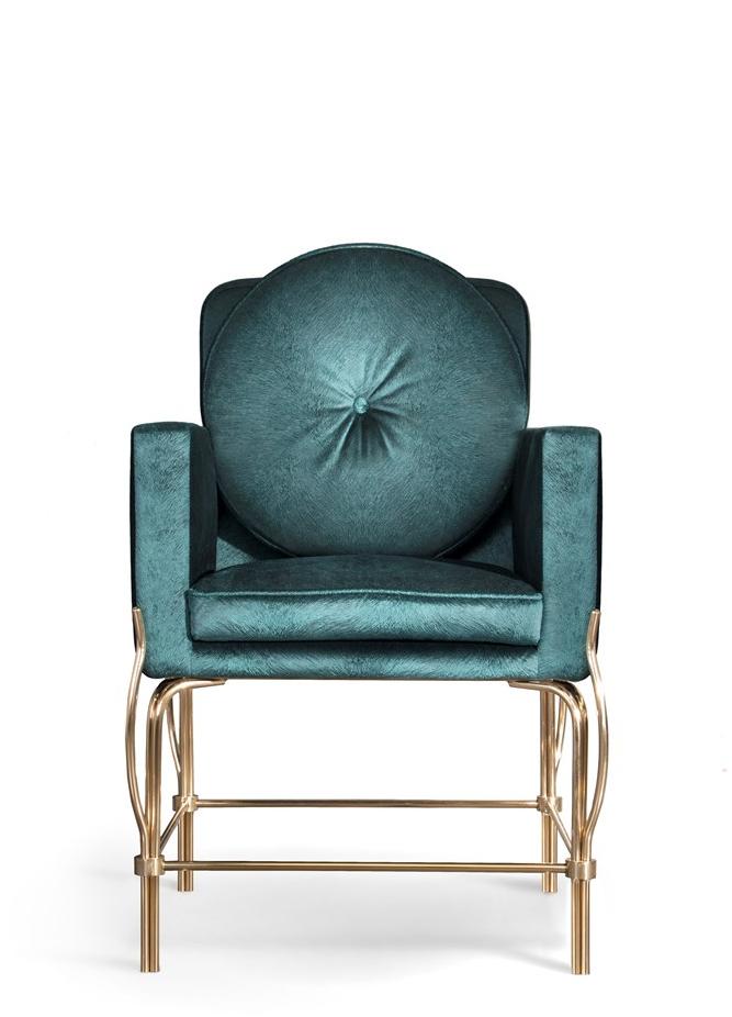 KOKET Мягкое бархатное кресло с подлокотниками sun-id-1425838 - Вид №1