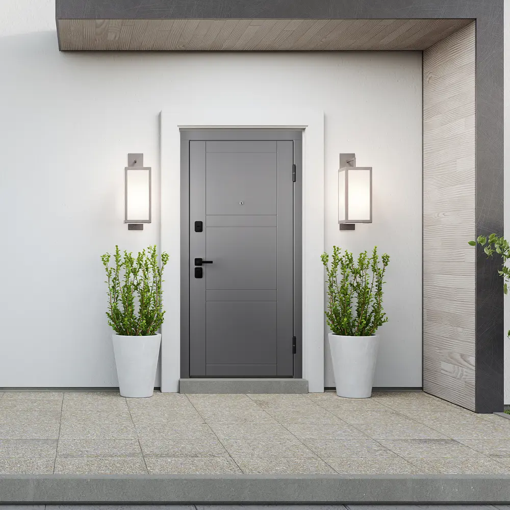 Дверь входная металлическая Лацио 96x201 см правая белая BELWOODDOORS STLM-2205519 - Вид №9