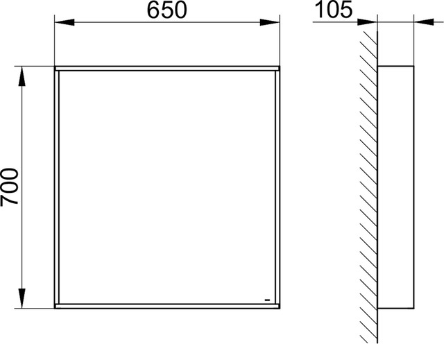 07895172000 Зеркало хрустальное KEUCO Lichtspiegel - Вид №4