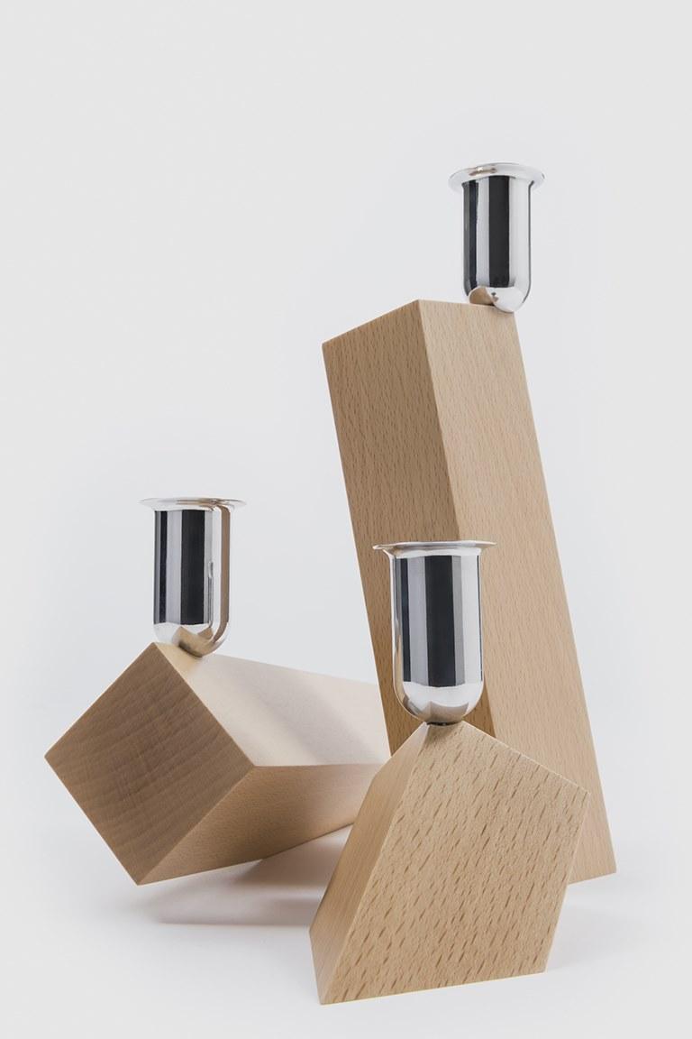 Danese Milano Подсвечник из бука sun-id-1410464 - Вид №2