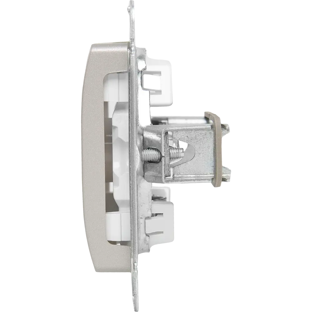 Розетка телевизионная встраиваемая Systeme Electric Glossa цвет платина 84644905 STLM-2047932 - Вид №2