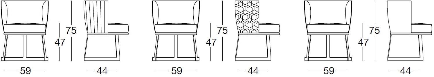 Longhi Мягкое кожаное кресло Loveluxe 2013 – nobles collection U 135 - Вид №6