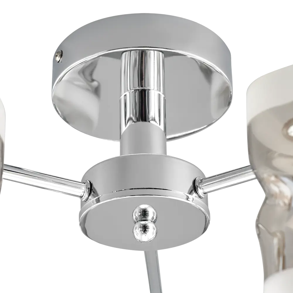 Люстра потолочная JLIGHT PEKA 6 ламп 28 м², цвет хром 84534224 STLM-2112427  - Вид №4