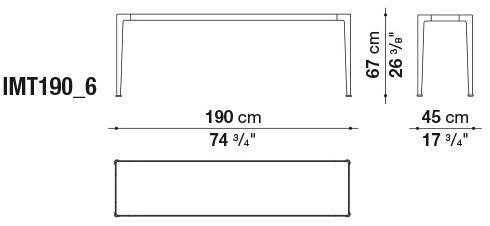 B&B Italia Прямоугольная консоль Mirto indoor sun-id-1491247 - Вид №3