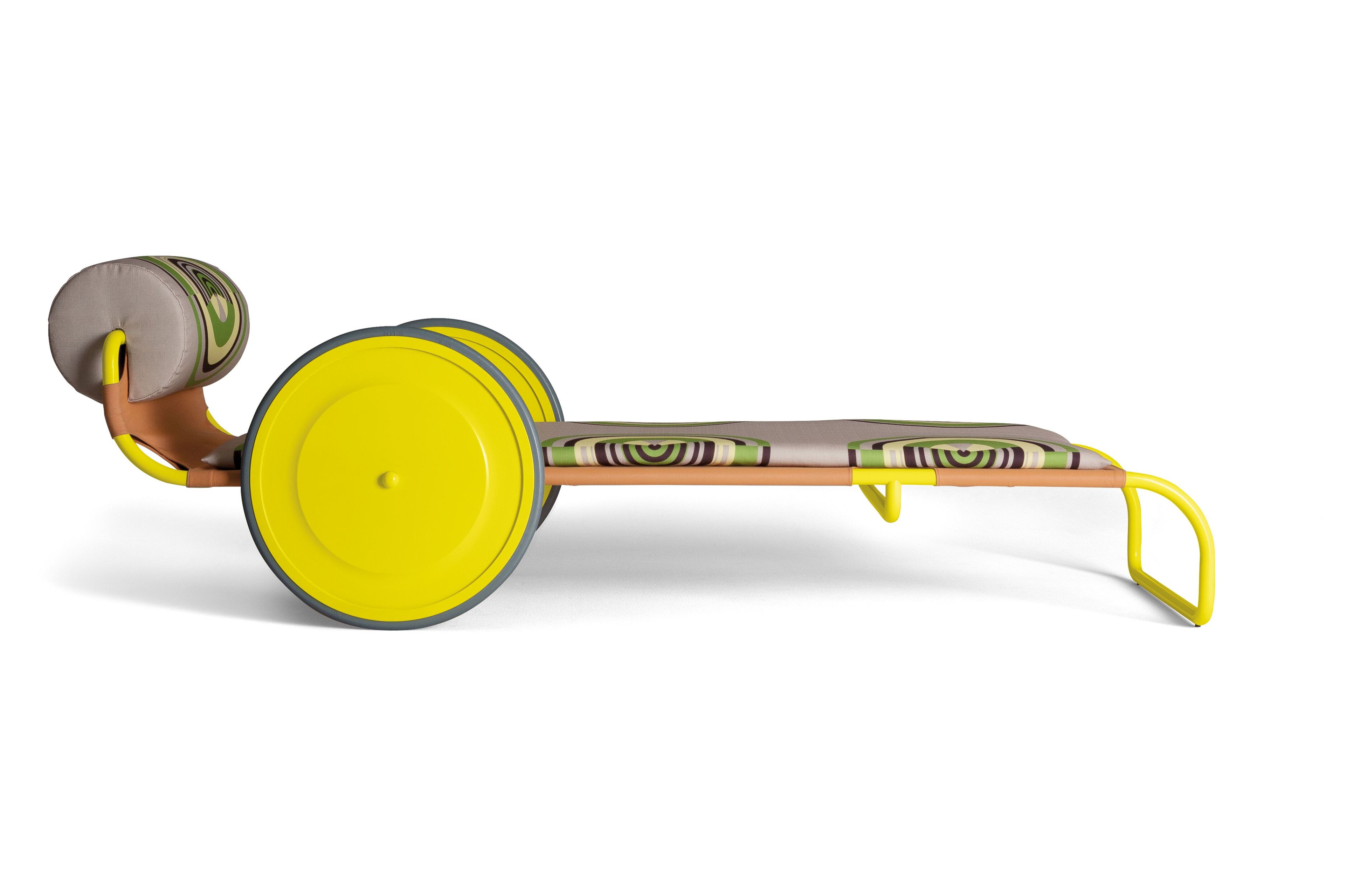 Садовая кровать из нержавеющей стали и ткани с колесами Exteta Locus Solus ARCH-00024677 - Вид №9