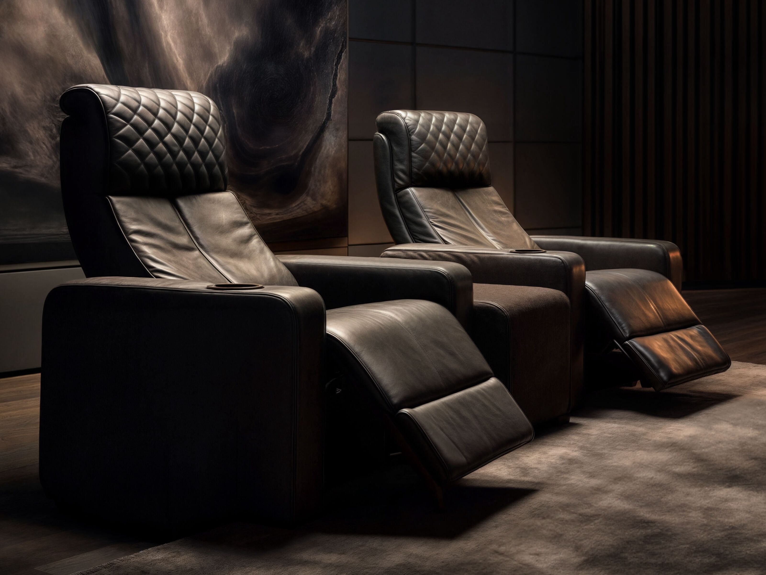 Кожаное кресло для домашнего кинотеатра Wayne Enterprises Home Collection WE-153 ARCH-00072612