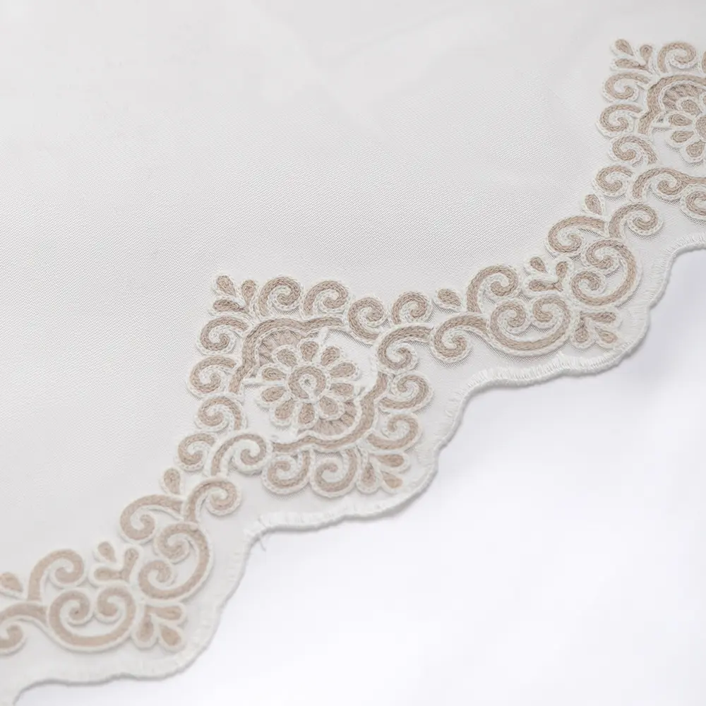 ЛТ тюль 1 п/м вышив lux lorenz бежевый 01 300 см TEX REPUBLIC STLM-2037117 - Вид №1