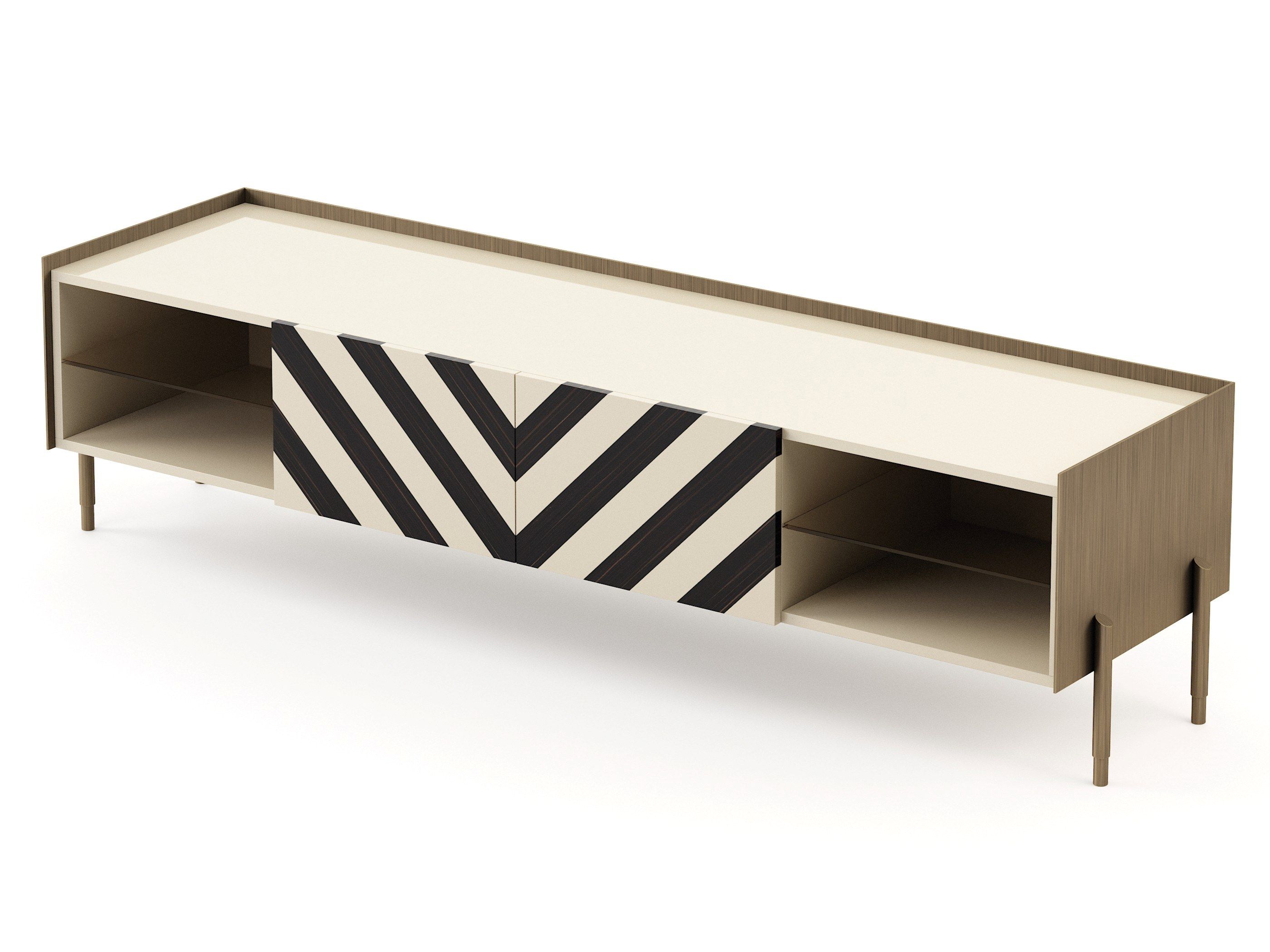 Деревянный шкаф для телевизора с распашными дверцами Stylish Club His &amp ARCH-00121988 - Вид №5