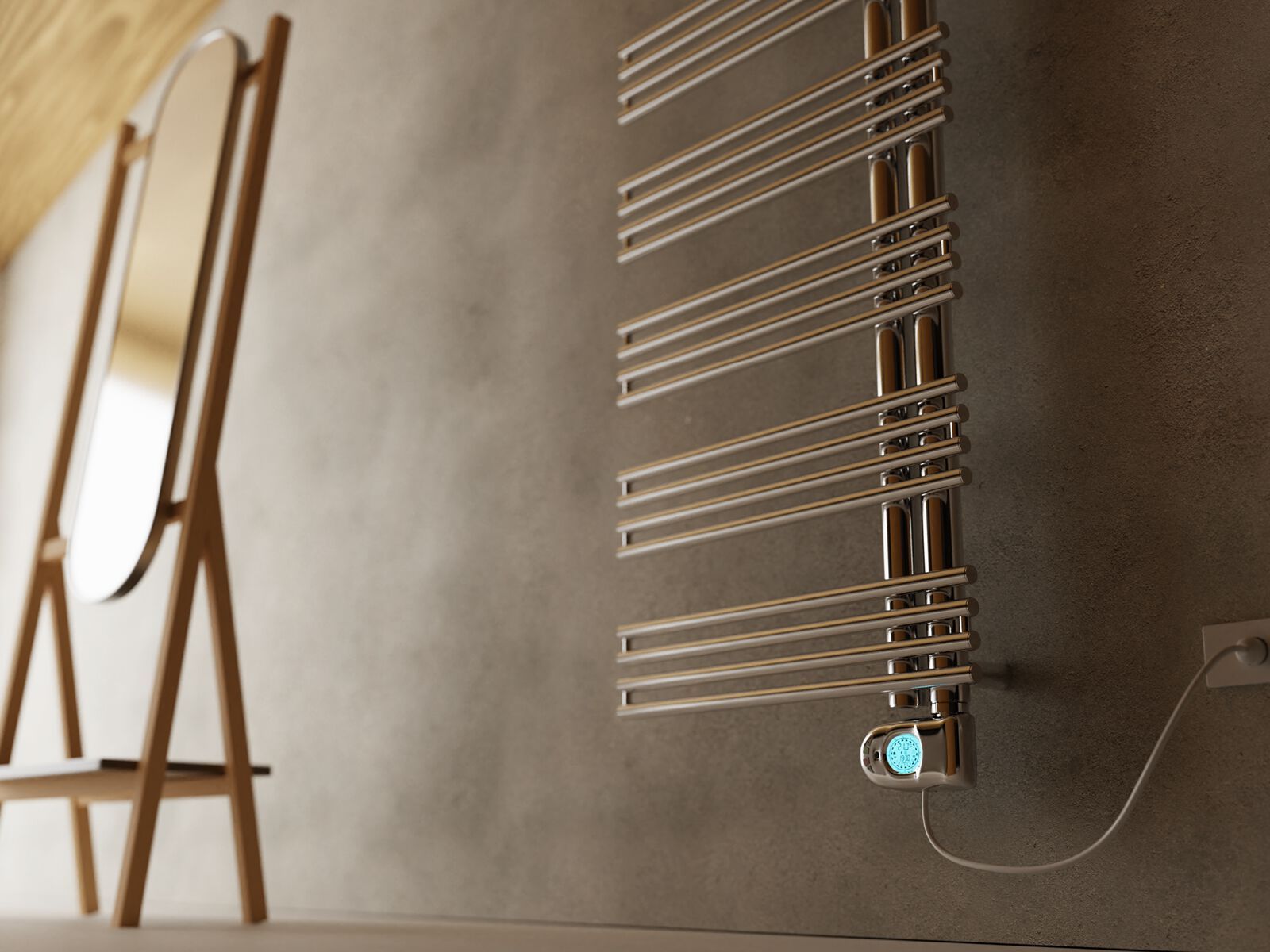 Вертикальный электрический полотенцесушитель Cordivari Design Inox Style ARCH-00025385