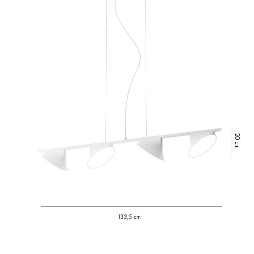 Алюминиевый светодиодный подвесной светильник AXOLIGHT Orchid ARCH-00101499 - Вид №5