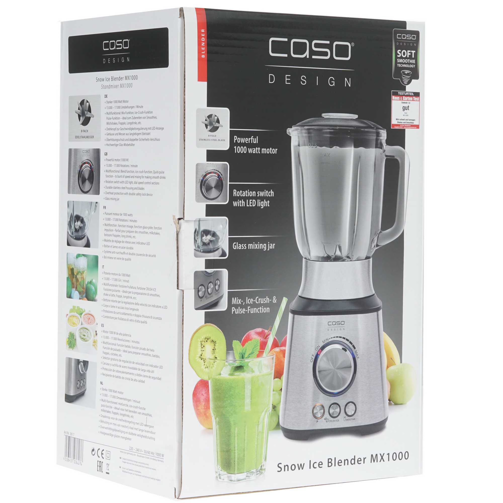 8117222 Блендер стационарный CASO MX 1000 серебристый STDN-0128254 - Вид №7