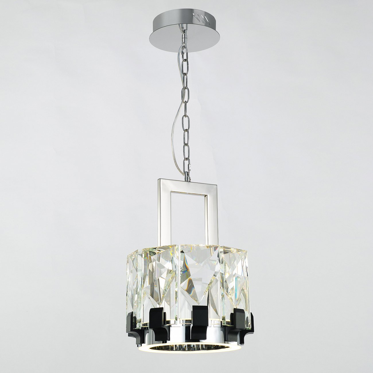 Светильник подвесной 120х30 см хром Peruzzi MD18090003-9A DELIGHT COLLECTION ДИЗАЙНЕРСКИЕ 00-3882299 Прозрачный;хром  - Вид №3