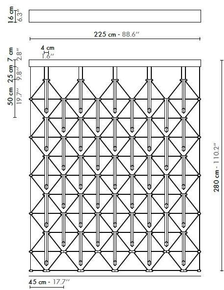 designheure Подвесной светильник / разделитель Mozaik sun-id-1472565 - Вид №8