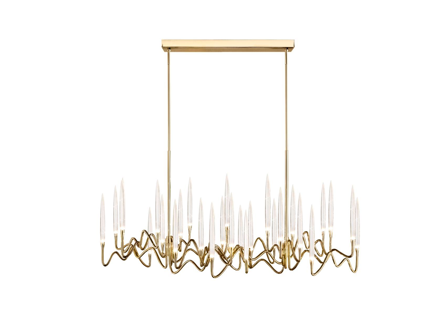 Латунный светодиодный подвесной светильник Il Pezzo Mancante кусок 3 ARCH-00098736 - Вид №10