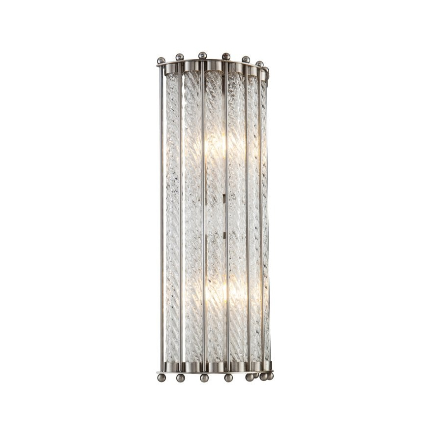 Светильник настенный серебристый Tiziano Nickel KG0907W-2 nickel DELIGHT COLLECTION  00-3882867 Серебро  - Вид №1